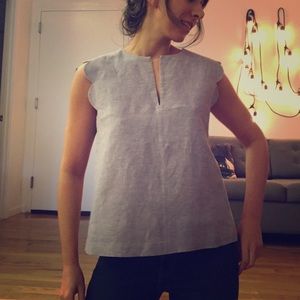 &Other Stories Light blue sleeveless top